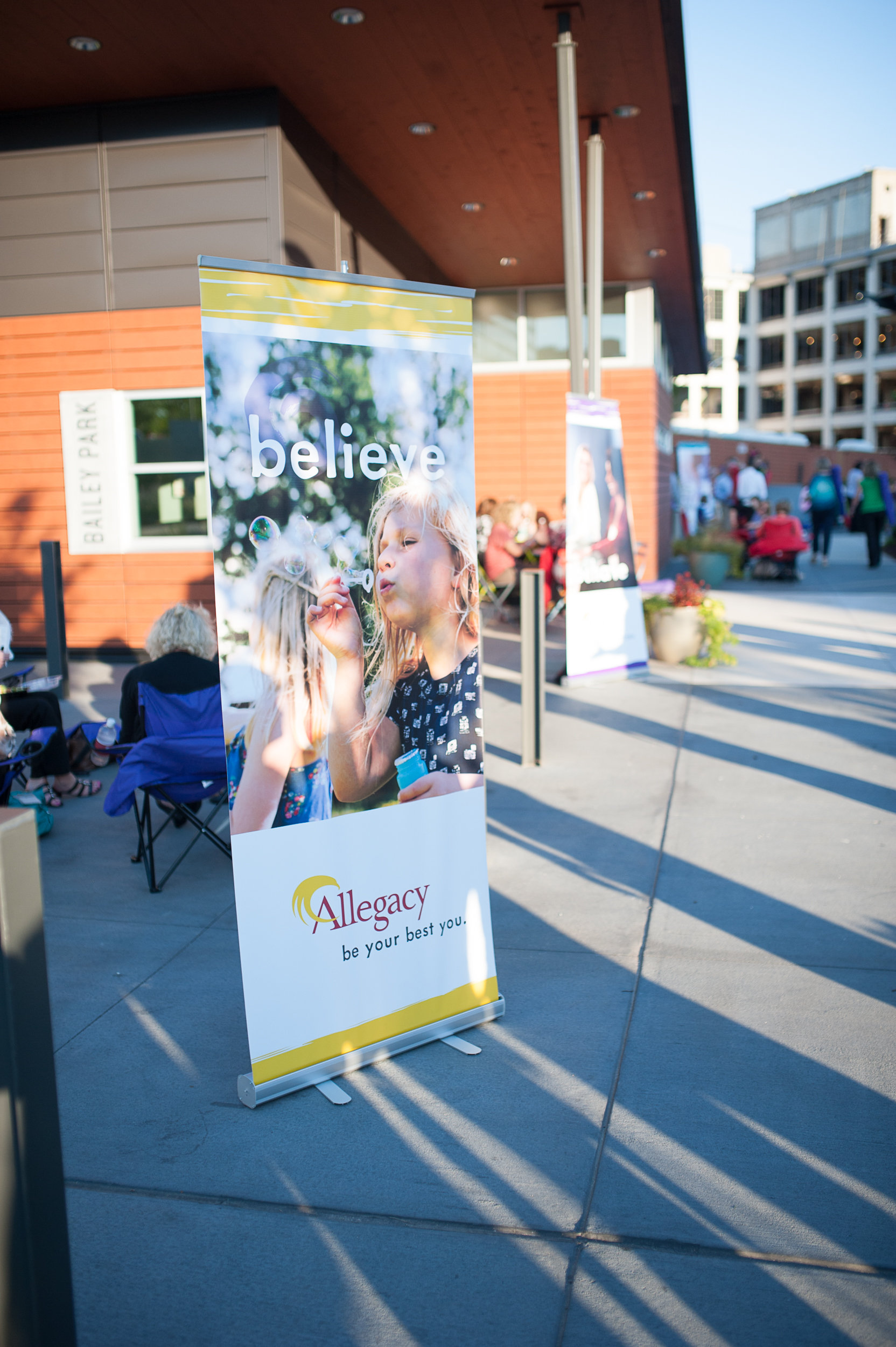 Pop up Banner at All Staff Event